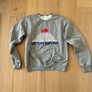 Gray Let's Go Buffalo Sweatshirt
